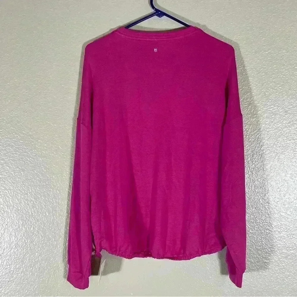 Fabletics Luxe Cinched Pullover‎ Pink Size Large … - image 2